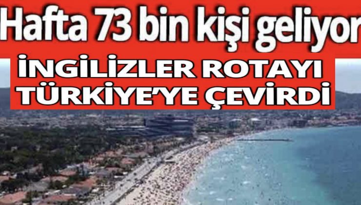 İngiliz Turistler Yönünü Antalya’ya Çevirdi