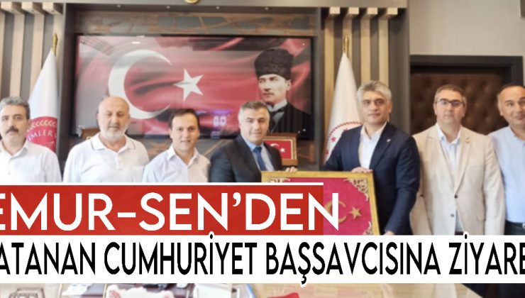 Isparta Memur-Sen’den Yeni Atanan Cumhuriyet Başsavcısına Ziyaret
