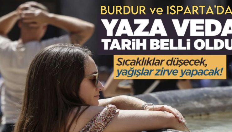 Meteoroloji Verilerine Göre Burdur ve Isparta’ya Sağanak Yağış Geliyor