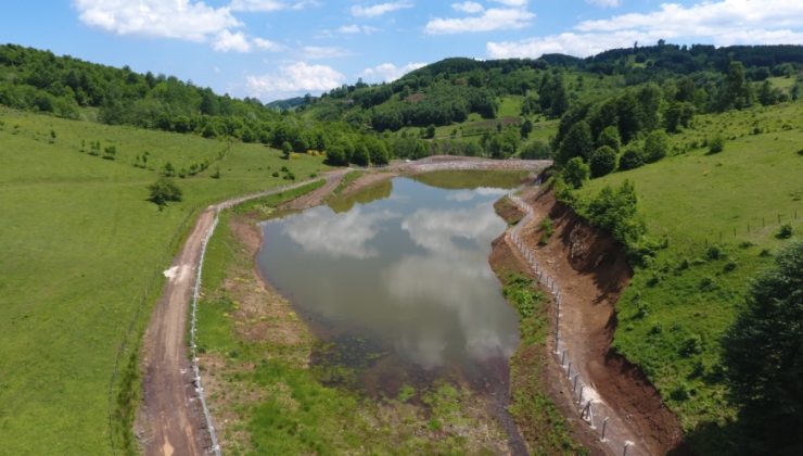 Ordu Büyükşehir Belediyesi 61 Adet Gölet İnşa Etti