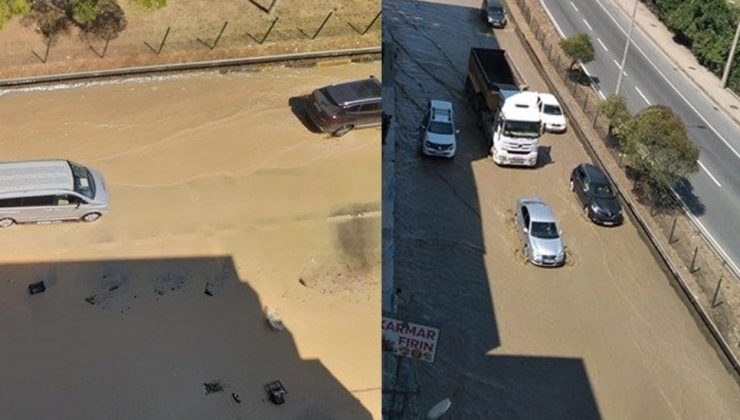 Trabzon’da Su Borusu Patladı