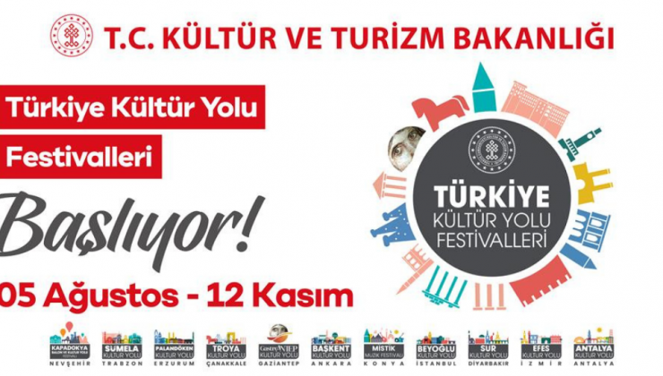 Türkiye Kültür Yolu Festivalleri 11 Şehirde
