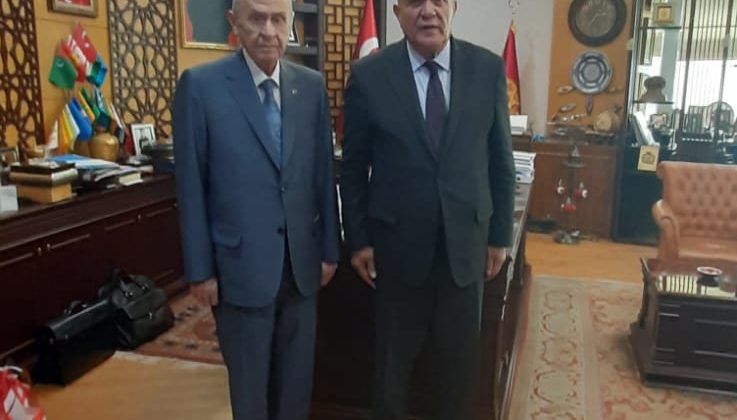 Bayburt Belediye Başkanı Pekmezci MHP Lideri Bahçeli’yi Ziyaret Etti