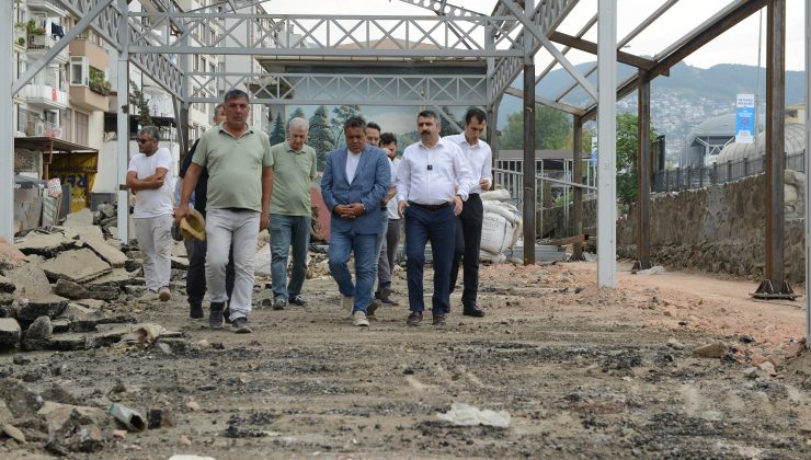 Gökdere Pazar Alanı Yenileniyor