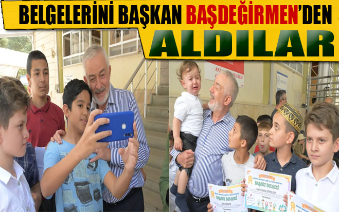 Belgelerini Başkan Başdeğirmen’den Aldılar