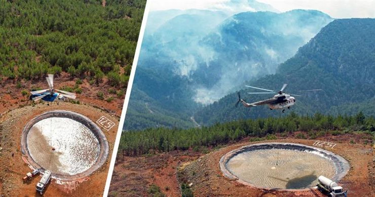 4 Bin 630 Yangın Havuzu ve Göleti Büyük Katkı Sağlıyor