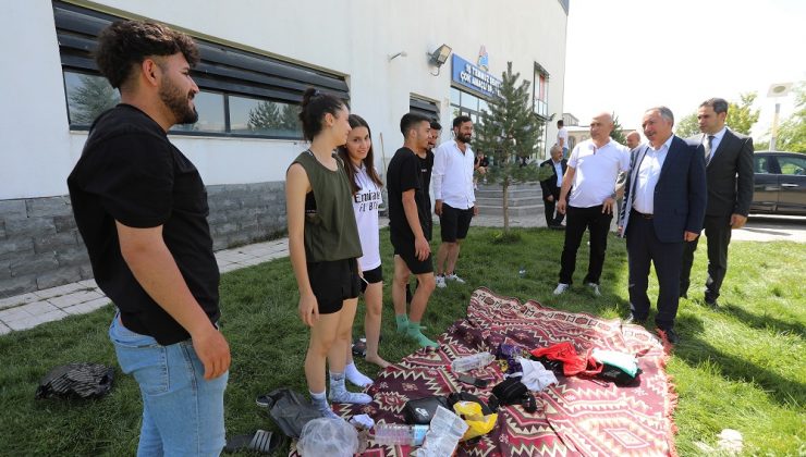 AİÇÜ Spor Bilimleri Fakültesi Özel Yetenek Sınavı Yapıldı