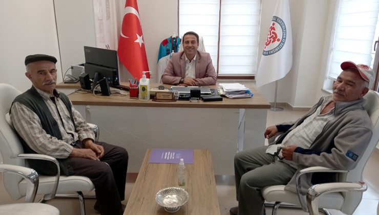 Beypazarı’nda Şehit Babalarından S.Y.D Vakfı Müdürüne Ziyaret