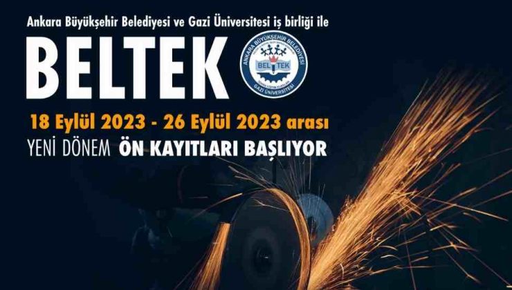 Ankara Büyükşehir’in BELTEK Yeni Dönem Kurs Kayıtları Başlıyor