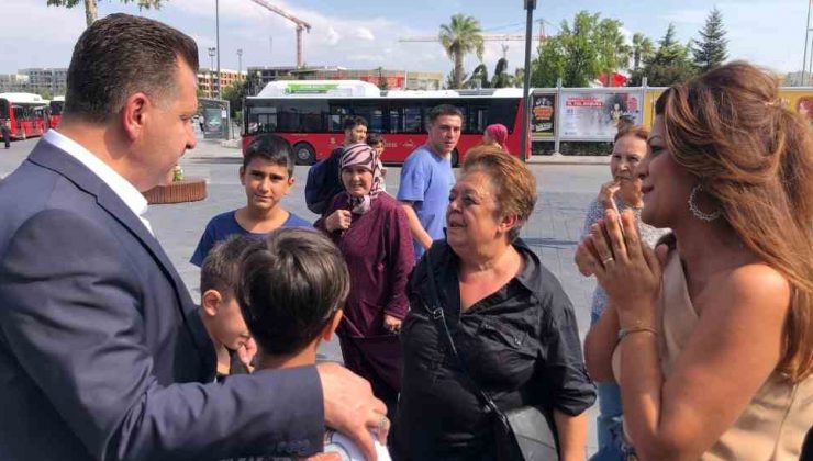 Balıkesir Büyükşehir Belediye Başkanı Yılmaz, Halkın Arasında