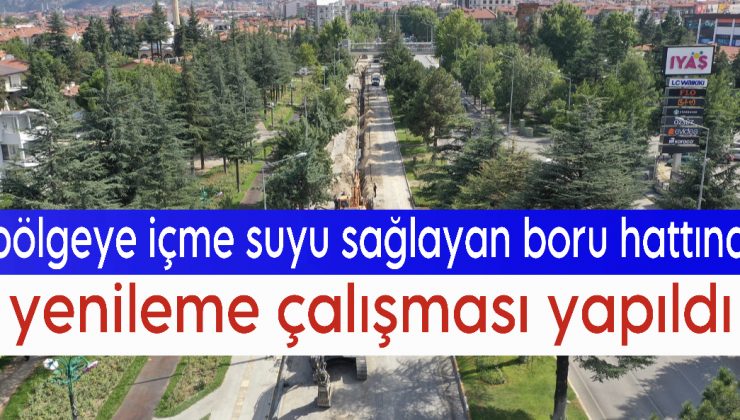 Isparta’da Modernevler Mahalleri ile Gül Küçük Sanayi Sitesini Boru Hattı Yenilendi