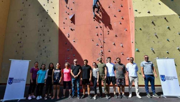 Sporseverler Tırmanma Duvarı Etkinliğinde Buluştu