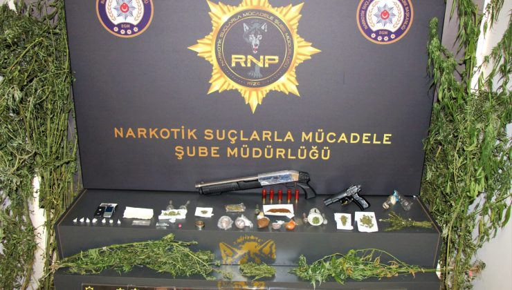 Rize’de Narkotik Suçlara Karşı Operasyon: 24 Şüpheli Gözaltına Alındı