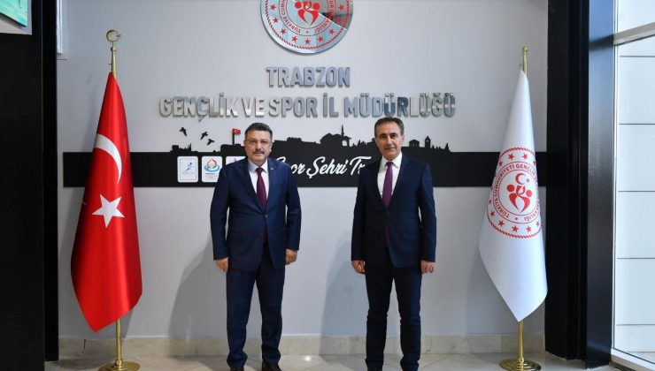 Başkan Genç, Gençlik Ve Spor Trabzon İl Müdürü Arıcıoğlu İle Spor Faaliyetlerini Görüştü