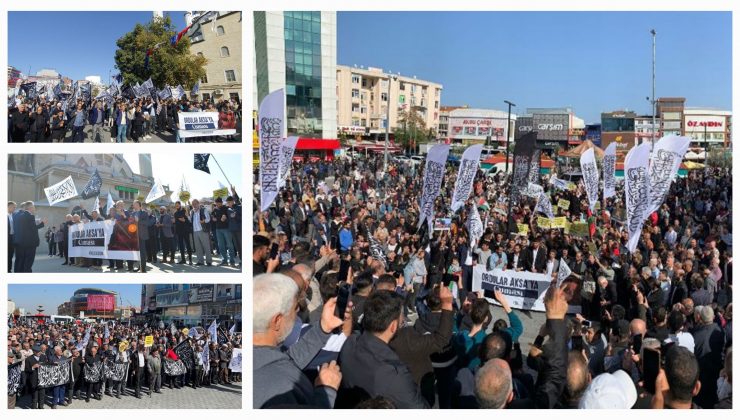 Köklüdeğisim , Türkiye’de 53 Noktada Orduları Filistin İçin Harekete Çağırdı