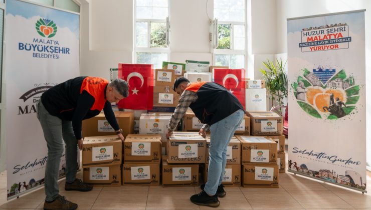 Malatya’dan savaş bölgesine ilaç yardımı