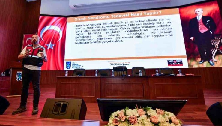 Ankara Büyükşehir ve Afet Gönüllüleri bir arada