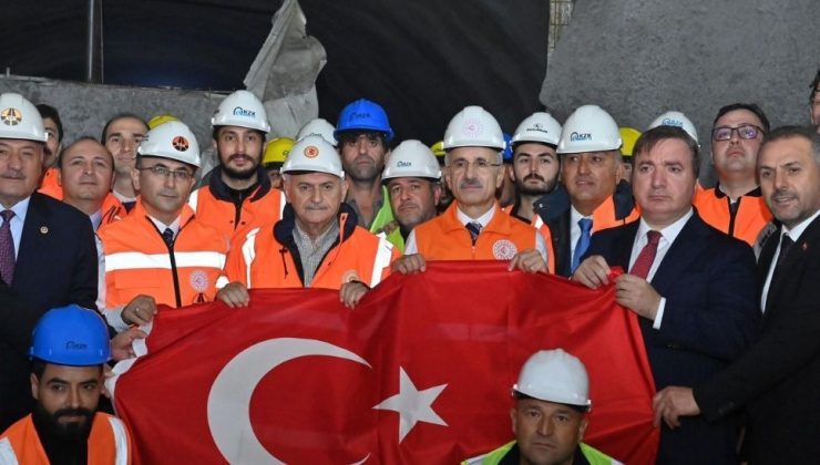 Sünebeli tüneliyle seyahat süresi 35 dakikadan 15 dakikaya inecek