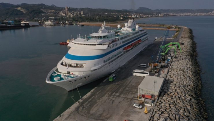 Ordu dev kruvaziyer gemilerinin uğrak noktası oldu