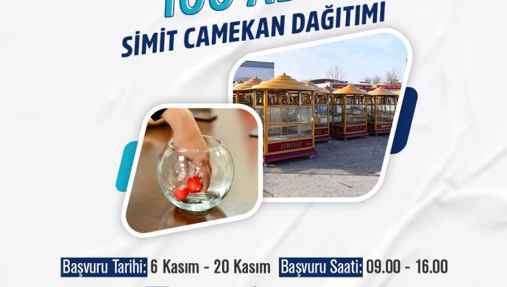 Ankara Büyükşehir engelli vatandaşlar için 100  simit camekânı dağıtacak