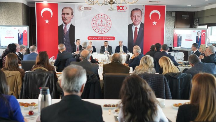 Bakan Tekin; azınlık okulları temsilcileri ile bir araya geldi