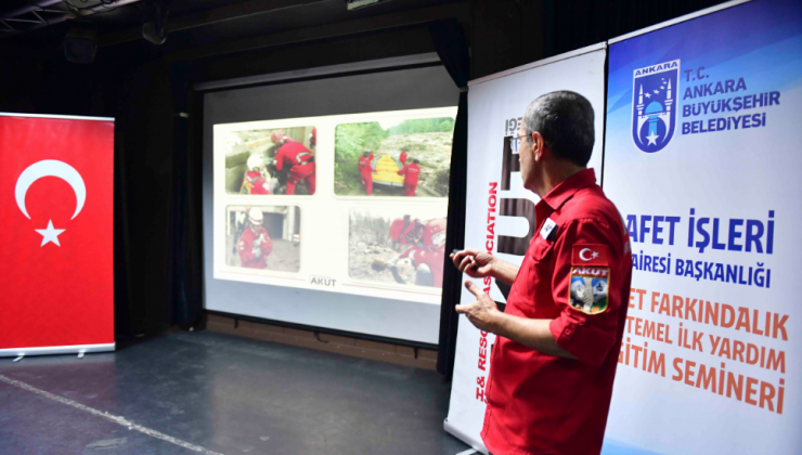 Ankara Büyükşehir Belediyesi’nden ilk yardım eğitimi