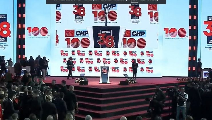 CHP kurultayı başladı: İmamoğlu Divan Başkanlığı yapıyor