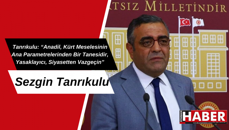 Tanrıkulu: “Anadil, Kürt Meselesinin Ana Parametrelerinden Bir Tanesidir, Yasaklayıcı, Engelleyici Siyasetten Vazgeçin”