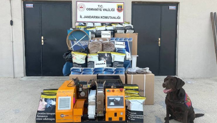 Osmaniye’de 132 bin 500 makaron ele geçirildi