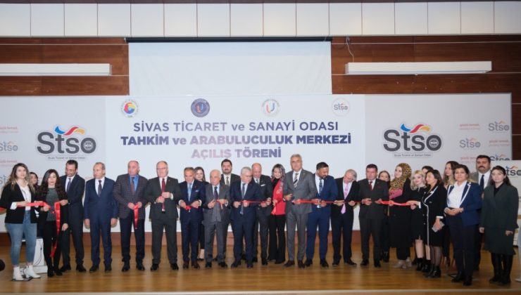 Ardıç, Sivas TSO Tahkim ve Arabuluculuk Merkezinin açılışını yaptı