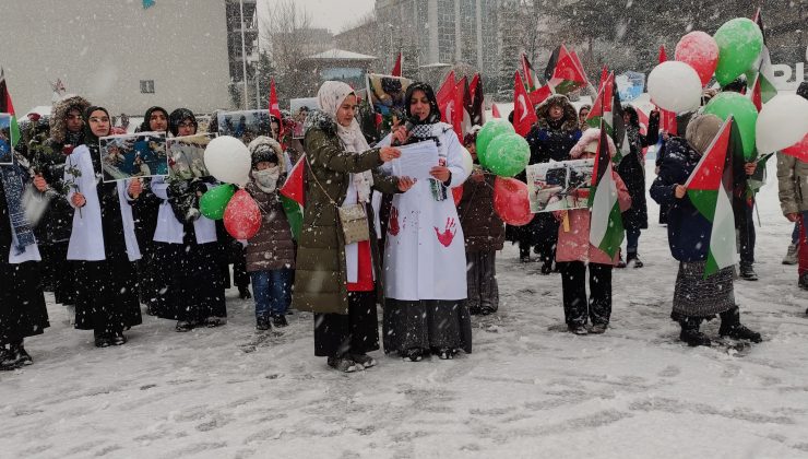 Erzurumlu Hekimler Filistin’e Destek Yürüyüşlerine Devam Ediyor