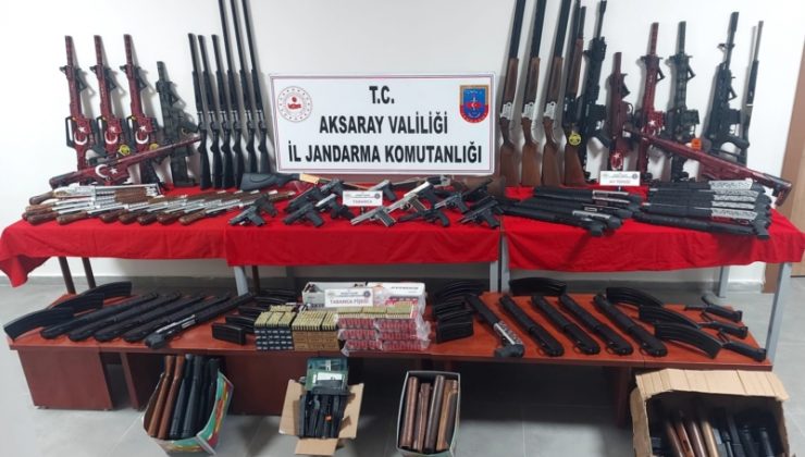 Yüzlerce kaçak silah ele geçirilirdi