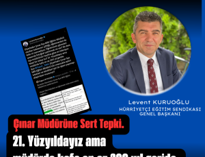 Çınar İlçe Müdürüne Sendikalardan Tepki