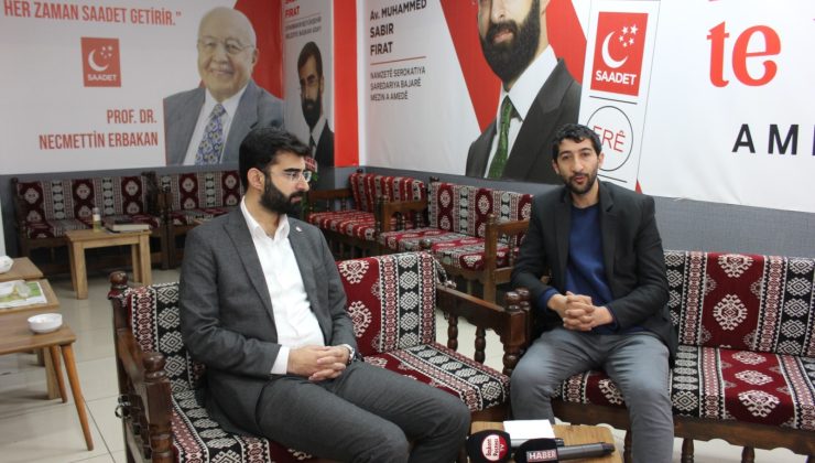 Şeyh Said’in Torunu Saadet Partisi DBB Başkan Adayı Av. Sabır Fırat Diyarbakır İçin Konuştu