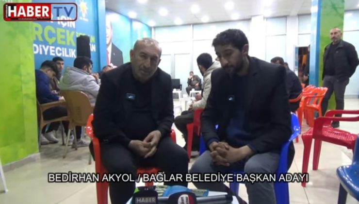 BEDİRHAN AKYOL BAĞLAR İÇİN GERÇEK BELEDİYECİLİK PROJELERİNİ PAYLAŞTI