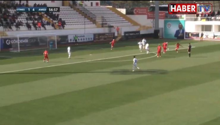 Amedspor’lu Yılmaz Ceylan’ın Etimesgut Kalecisi Abdulaziz’i Avladığı Gol !