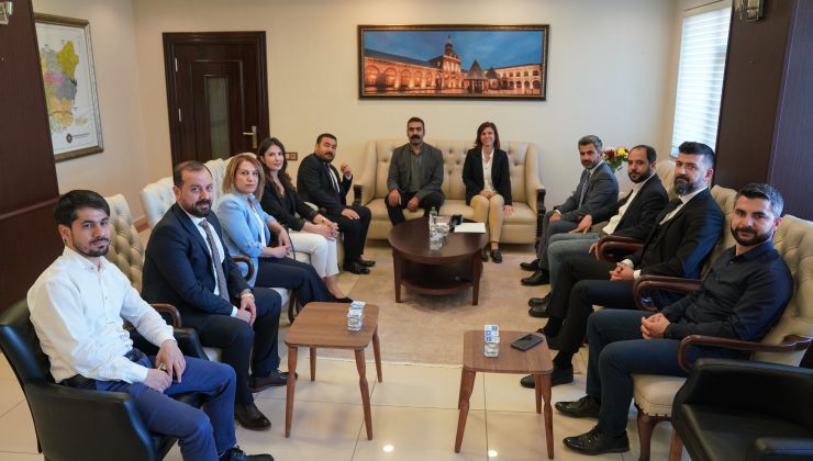 Diyarbakır Barosu, TMMOB ve TÜM BEL-SEN’den DBB Eş Başkanlarına Ziyaret