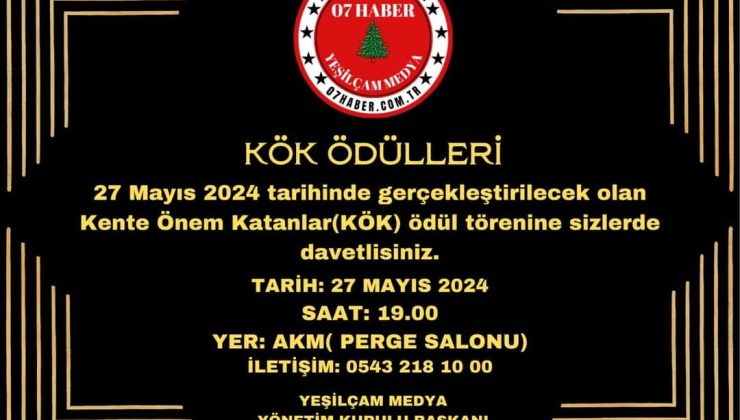 Kente Önem Katanlar Ödül Töreni Ertelendi