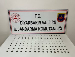 Diyarbakır’da 145 adet tarihi eser ele geçirildi