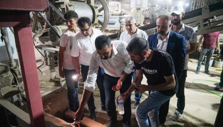 Eş Başkan Hatun, Bağıvar’da Kaçak Su Kullanan Fabrika ve İşletmeleri Yerinde Tespit Etti