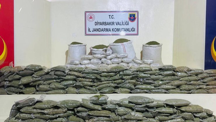 Diyarbakır’da 285 Kilogram Toz Esrar Ele Geçirildi