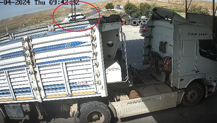 Bismil’de 14 Kişinin Yaralandığı Kaza Anı Güvenlik Kameralarına Yansıdı