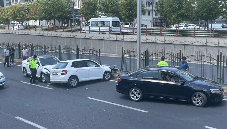 Diyarbakır’da Zincirleme Trafik Kazası