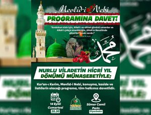 Mevlid-i Nebi Etkinliğine Davet