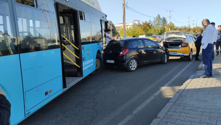 Diyarbakır’da Zincirleme Trafik Kazası