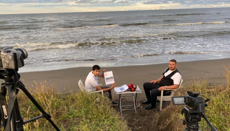 DSP Terme İlçe Başkanı Gazetecilere Konuştu