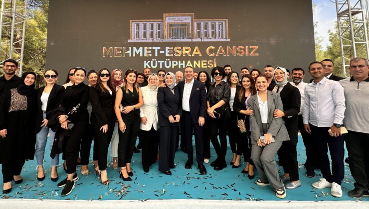 Memleket sevdası böyle olur! MEHMET-ESRA CANSIZ KÜTÜPHANESİ AÇILDI