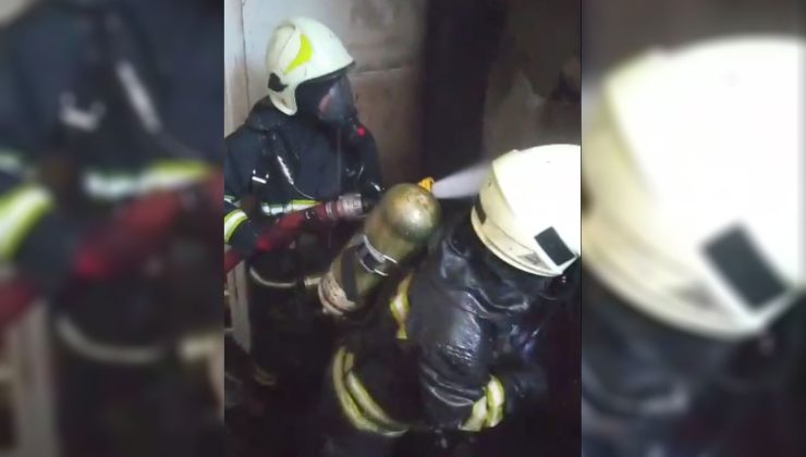 Diyarbakır’da Binanın Giriş Katında Çıkan Yangın Büyümeden Söndürüldü