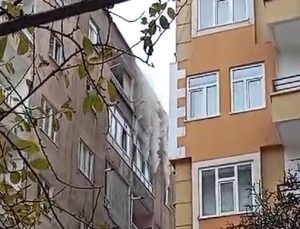 Apartman Dairesinde Çıkan Yangın Korkuttu