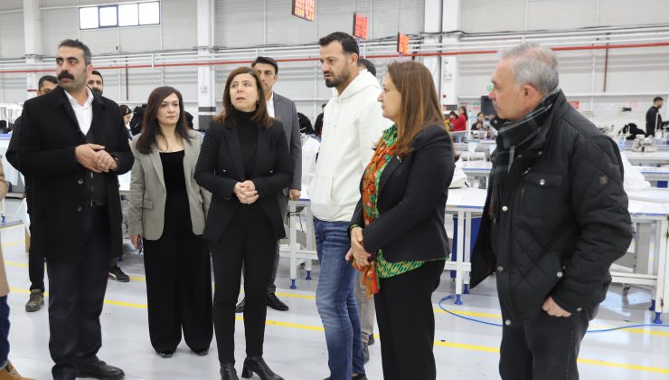 Eş Başkanlar Tekstil OSB’de İşçileri Ziyaret Etti
